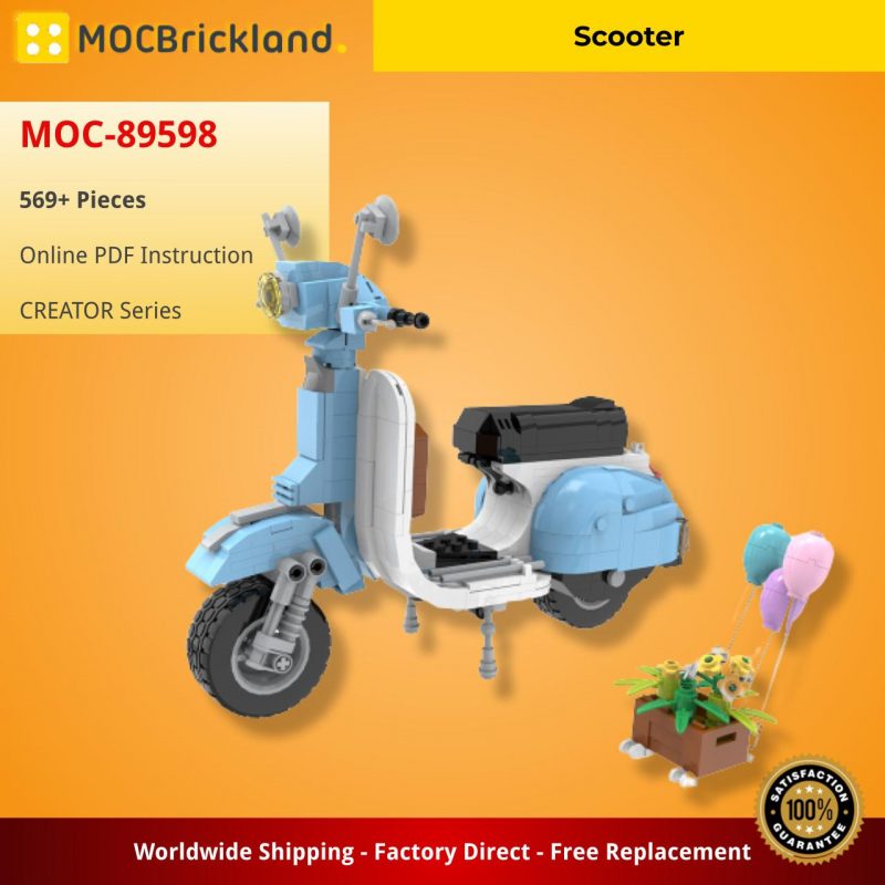 MOCBRICKLAND MOC-89598 Scooter