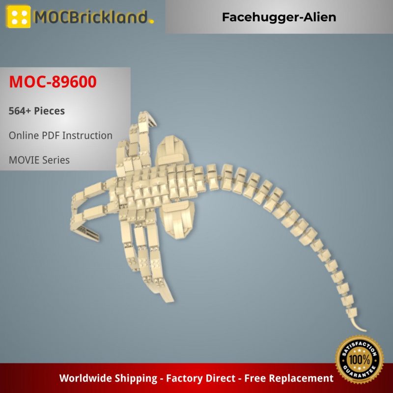 MOCBRICKLAND MOC-89600 Facehugger-Alien