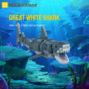 Creator Moc 54823 Great White Shark Mocbrickland
