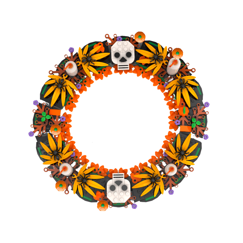 MOCBRICKLAND MOC-88260 Halloween Wreath