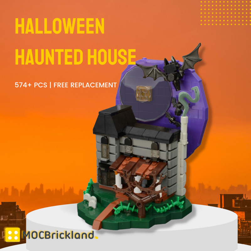 MOCBRICKLAND MOC-89533 Halloween Haunted House