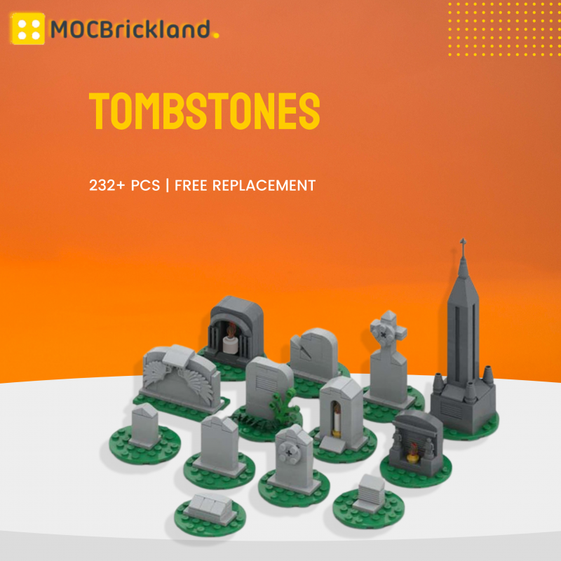 MOCBRICKLAND MOC-99491 Tombstones