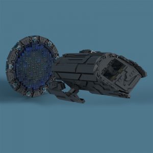Moc 105605 Stargate Puddle Jumper (3)