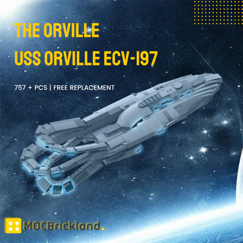 MOCBRICKLAND MOC-117976 The Orville USS Orville ECV-197