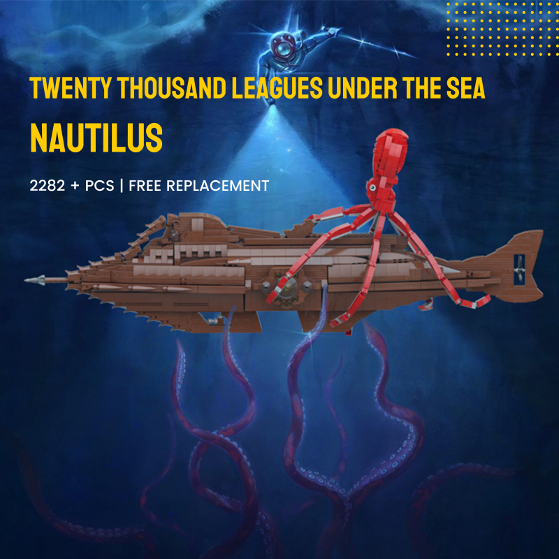 MOCBRICKLAND MOC-89583 Twenty Thousand Leagues Under the Sea Nautilus
