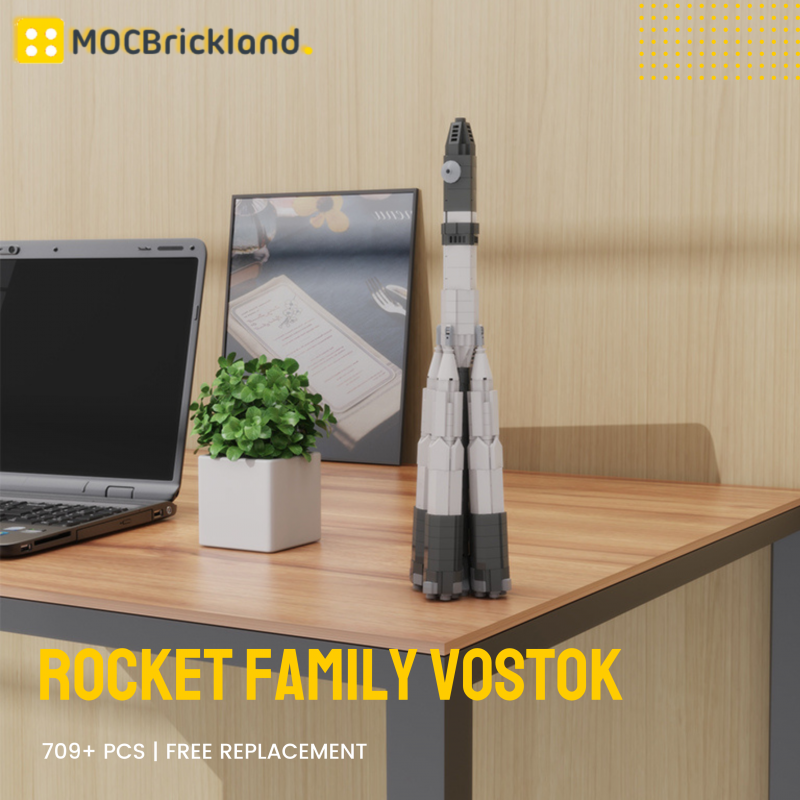 MOCBRICKLAND MOC-104017 Rocket Family Vostok