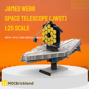Space Moc 77613 James Webb Space Telescope (jwst) 125 Scale Mocbrickland