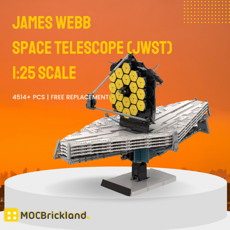 MOCBRICKLAND MOC-77613 James Webb Space Telescope (JWST) 1:25 Scale