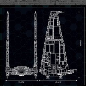 Star Wars Mould King 21011 Ucs Command Shuttle (upsilon Shuttle) (2)