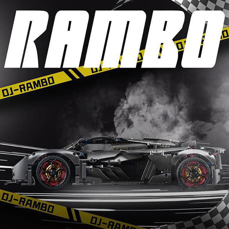K-box 10246B Static Version 1:8 Terzo Millennio DJ Rambo Sports Car