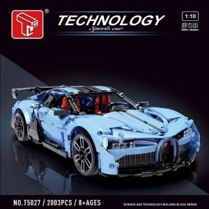 Technic Taigaole T5027a 110 Blue Bugatti Sports Car (1)