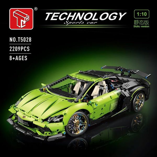 Technic Taigaole T5028 110 Green Sports Car (1)