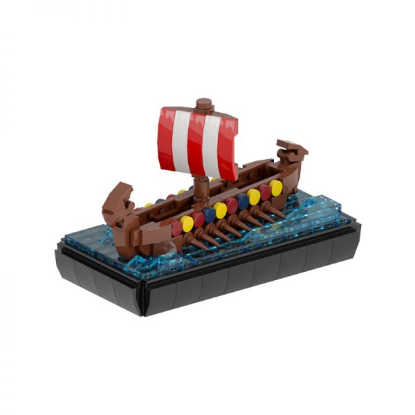 Creator Moc 76565 Small Viking Longship Mocbrickland (2)