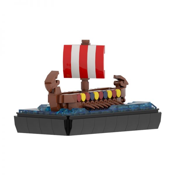 Creator Moc 76565 Small Viking Longship Mocbrickland (5)