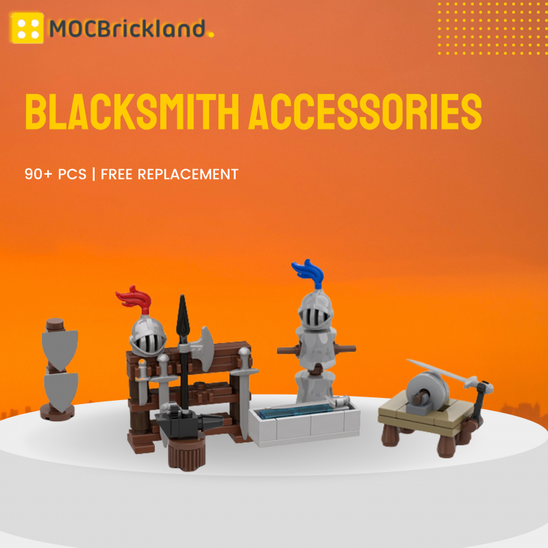 MOCBRICKLAND MOC-117559 Blacksmith Accessories