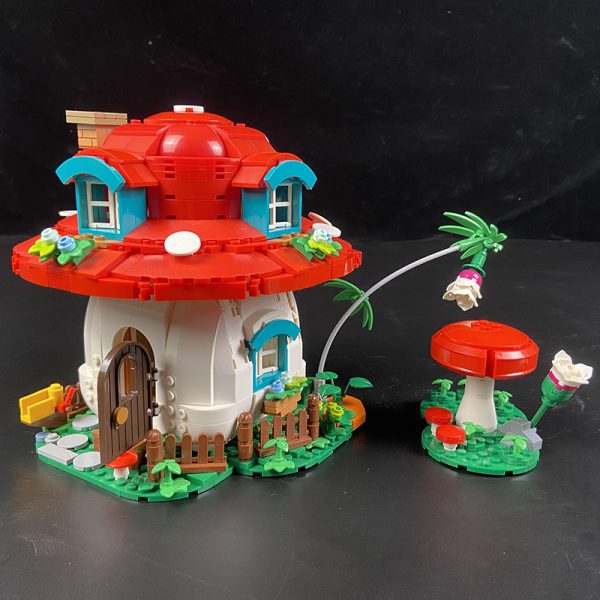 Modular Building Moc 89584 Mushroom House Mocbrickland (14)