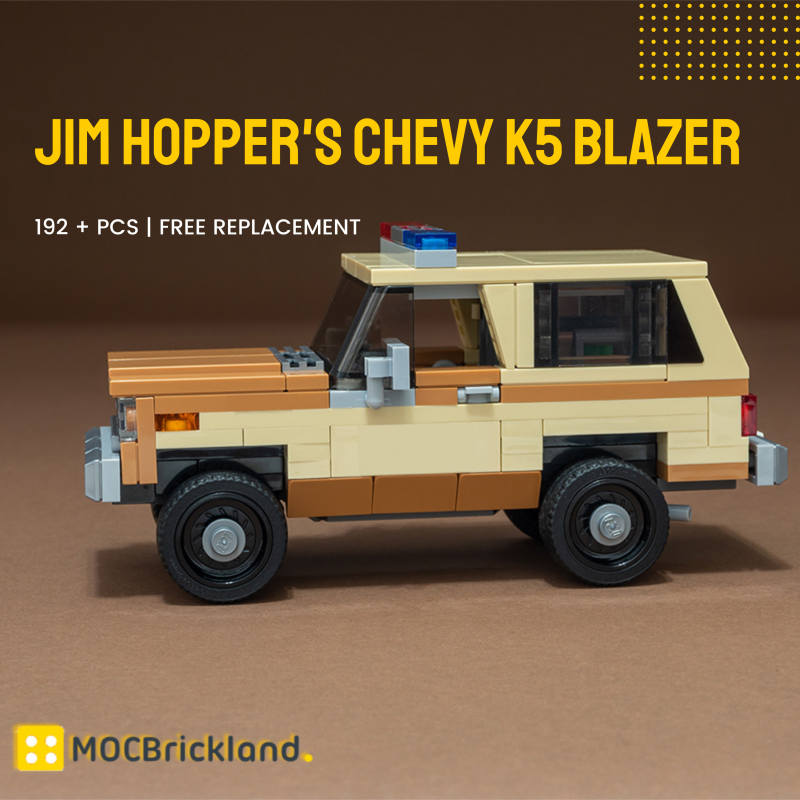 MOCBRICKLAND MOC-118520 Jim Hopper’s Chevy K5 Blazer