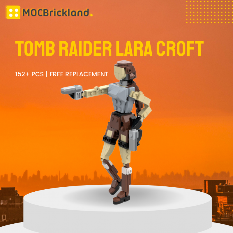 MOCBRICKLAND MOC-119244 Tomb Raider Lara Croft