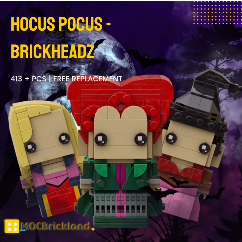 MOCBRICKLAND MOC-89587 Hocus Pocus – Brickheadz