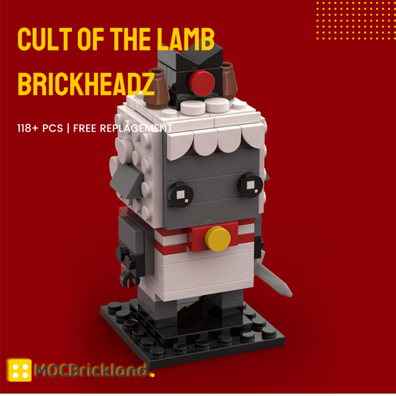 MOCBRICKLAND MOC-89588 Cult of the Lamb BrickHeadz