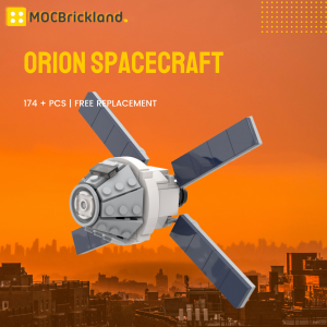 Space Moc 68965 Orion Spacecraft 1110 Scale Mocbrickland