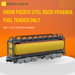 Technic Moc 118322 Union Pacific Gtel 8500 Veranda Fuel Tender Only Mocbrickland