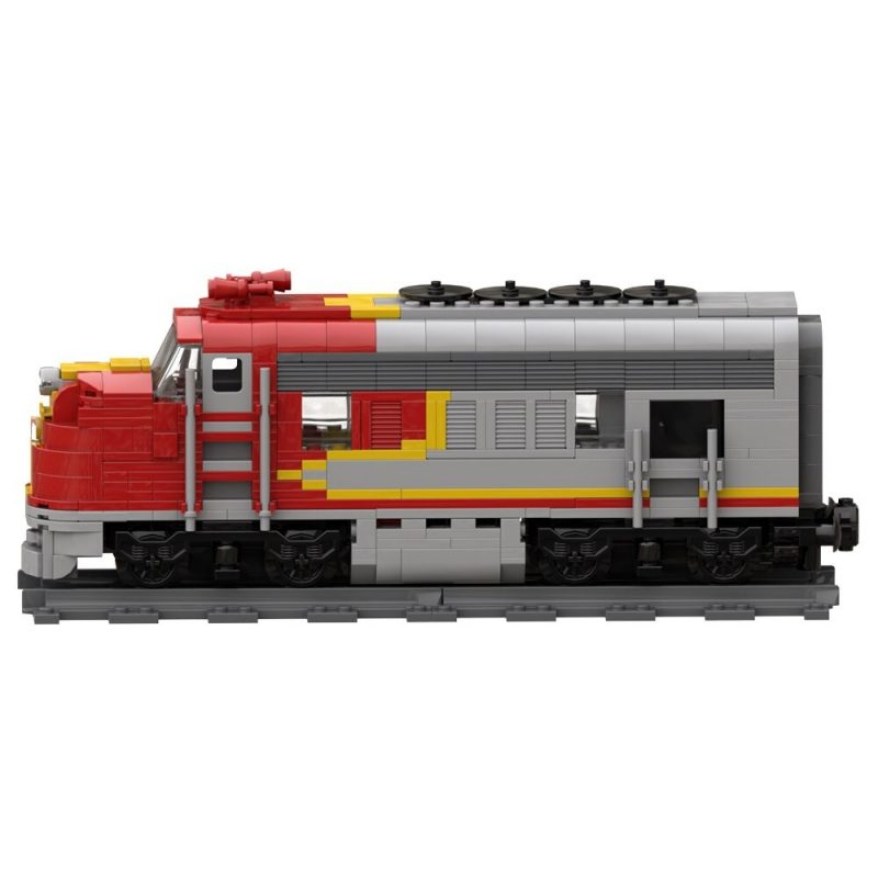 MOCBRICKLAND MOC-54251 Santa Fe Super Chief Trains-Heavy Duty Passenger Locomotive 