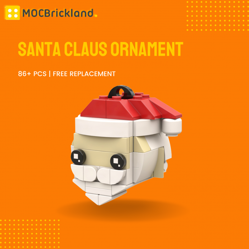 MOCBRICKLAND MOC-58120 Santa Claus Ornament