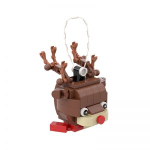 Creator Moc 89588 Christmas Reindeer Ornament Mocbrickland (2)