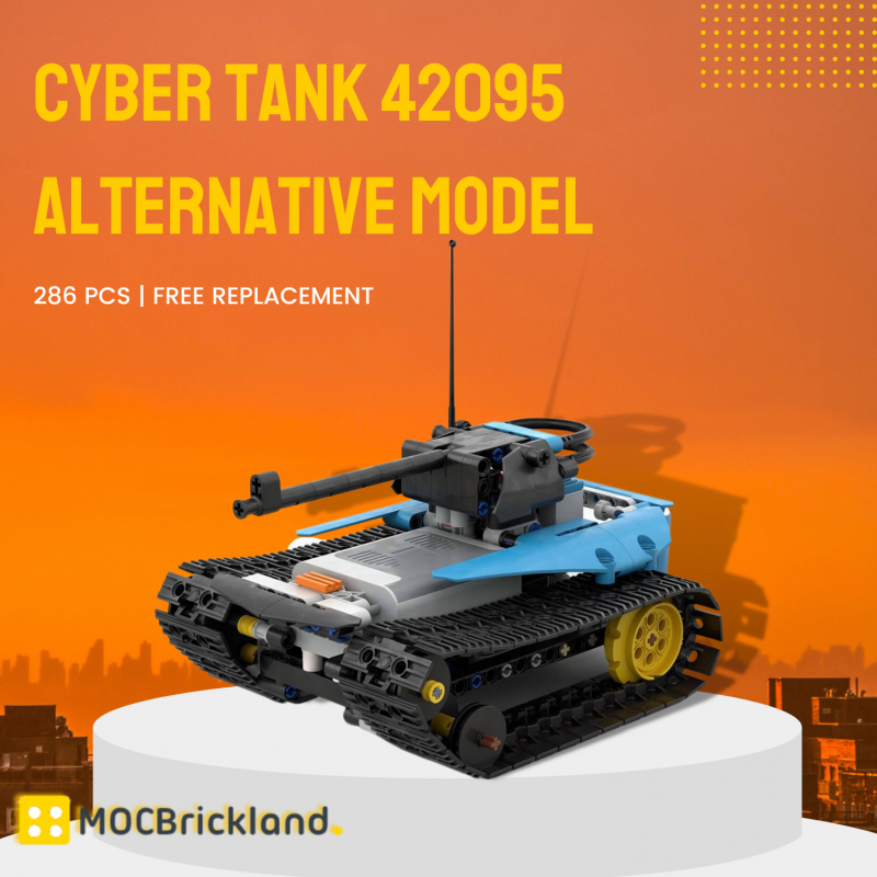 MOCBRICKLAND MOC-102060 Cyber Tank 42095 Alternative Model 