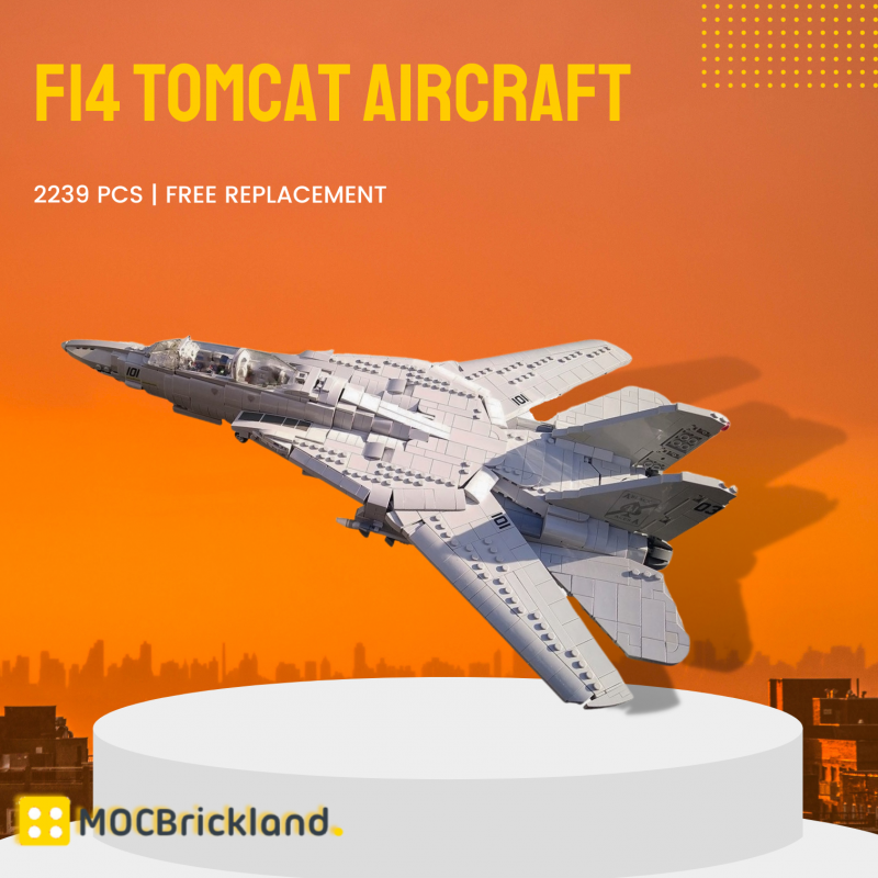 MOCBRICKLAND MOC-121573 F14 Tomcat Aircraft