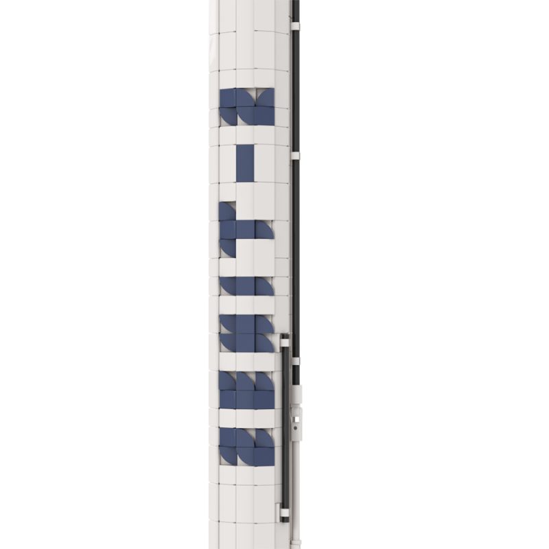 MOCBRICKLAND MOC-104466 Zenit – 2 Rocket（1:110 Scale) 