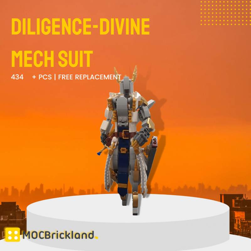 MOCBRICKLAND MOC-112360 Diligence-Divine Mech Suit