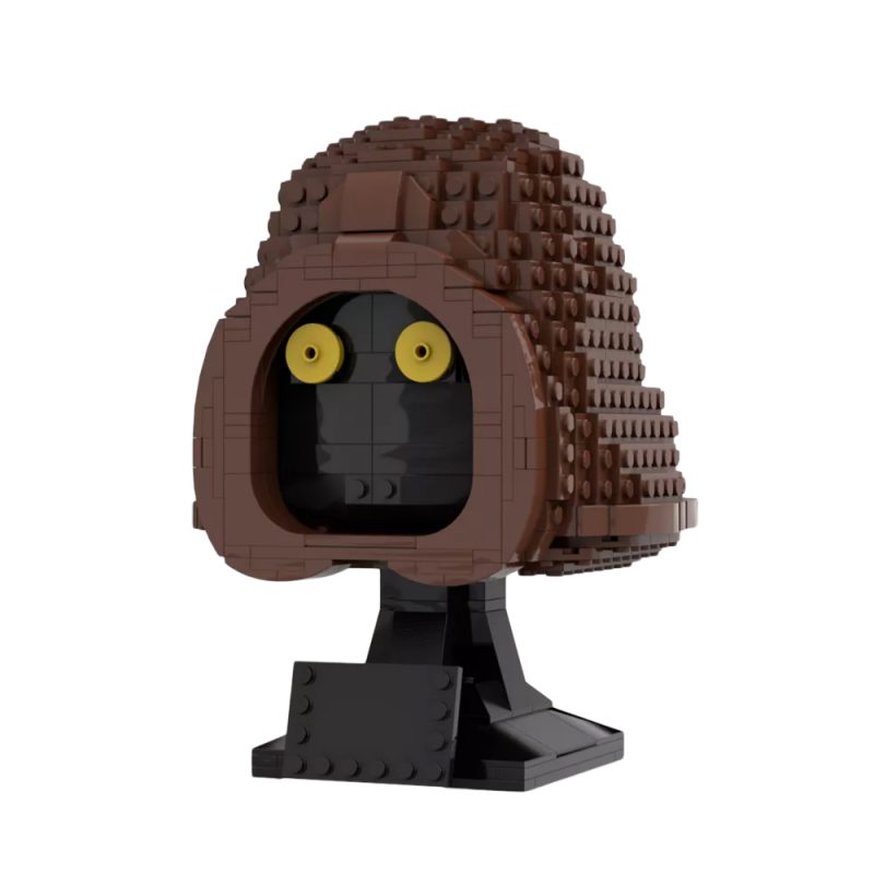 MOCBRICKLAND MOC-70376 Jawa bust – Helmet Collection Style 
