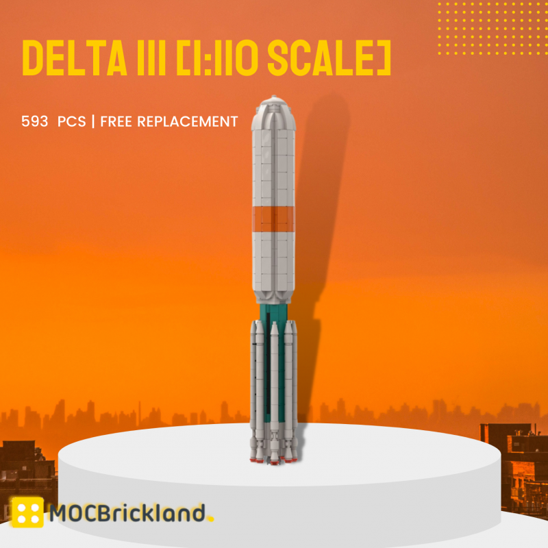 MOCBRICKLAND MOC-71855 Delta III [1:110 Scale]