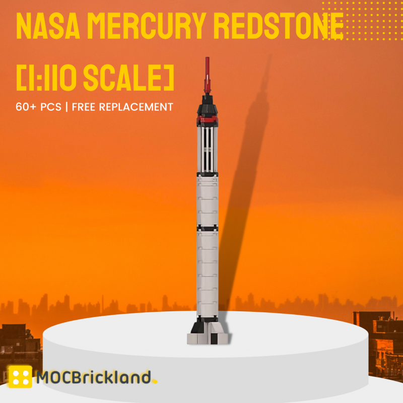 MOCBRICKLAND MOC-79193 NASA Mercury Redstone [1:110 Scale]