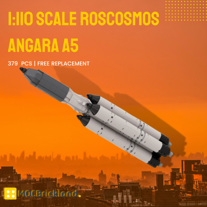 MOCBRICKLAND MOC-82322 1:110 Scale Roscosmos Angara