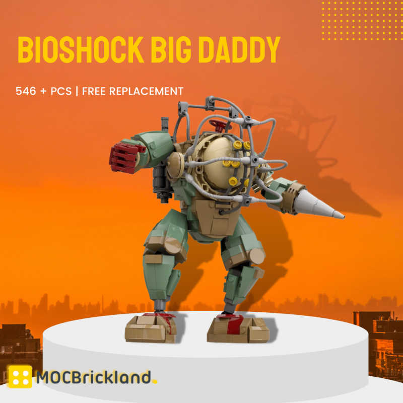 MOCBRICKLAND MOC-89545 BioShock Big Daddy