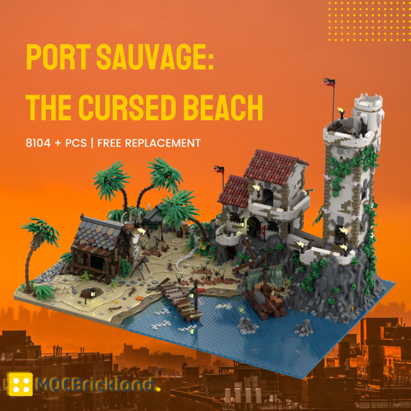 MOCBRICKLAND MOC-117472 Port Sauvage: The Cursed Beach