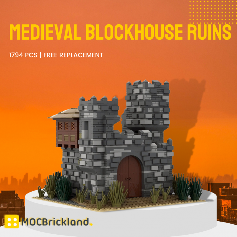MOCBRICKLAND MOC-89541 Medieval Blockhouse Ruins 