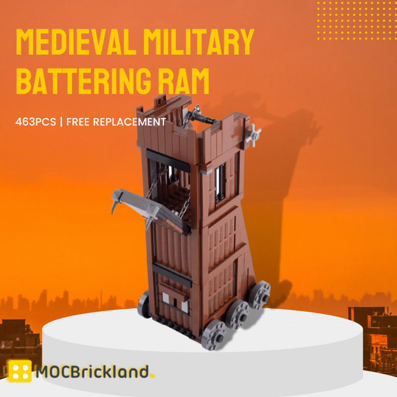 MOCBRICKLAND MOC-89533 Medieval Military Battering Ram