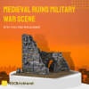 Medieval Ruins Military War Scene Moc 89540