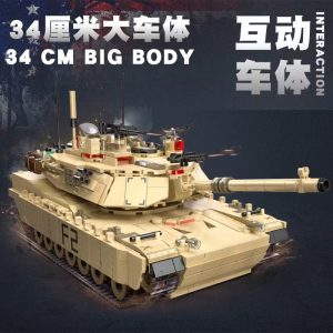 Military Jie Star 61041 M1a2 Abrams Main Battle Tank (10)