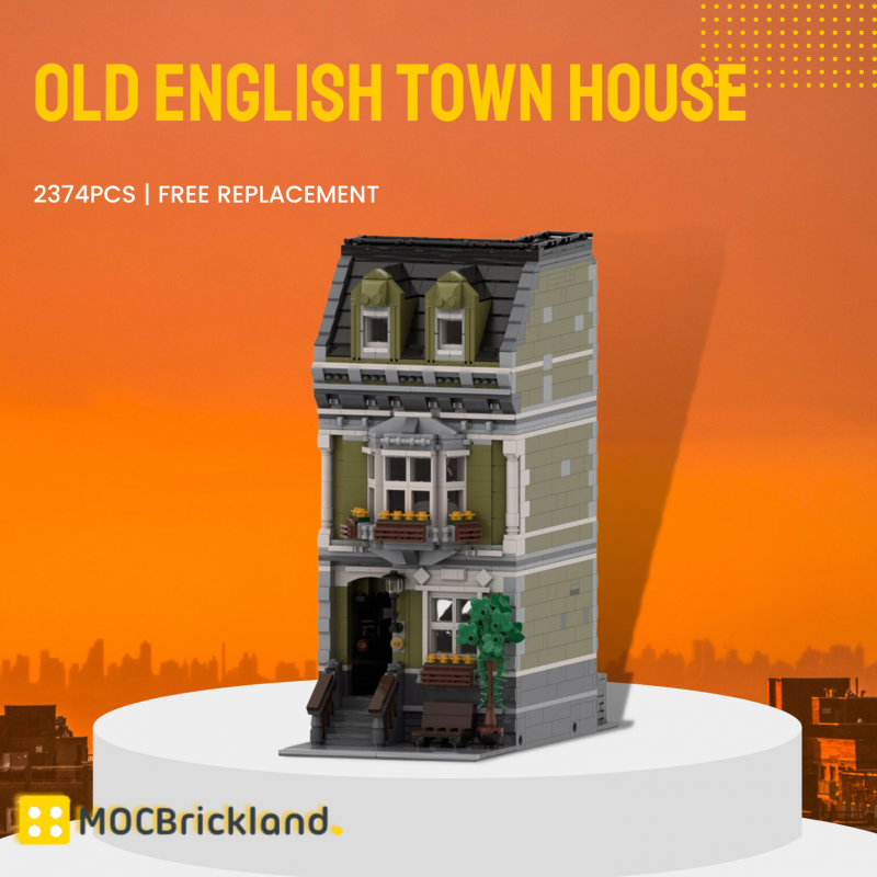 MOCBRICKLAND MOC-119122 Old English Town House