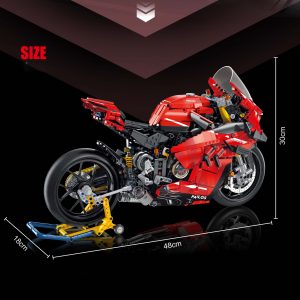 Red Ducati V4s Motorcycle Panlos 672101 1