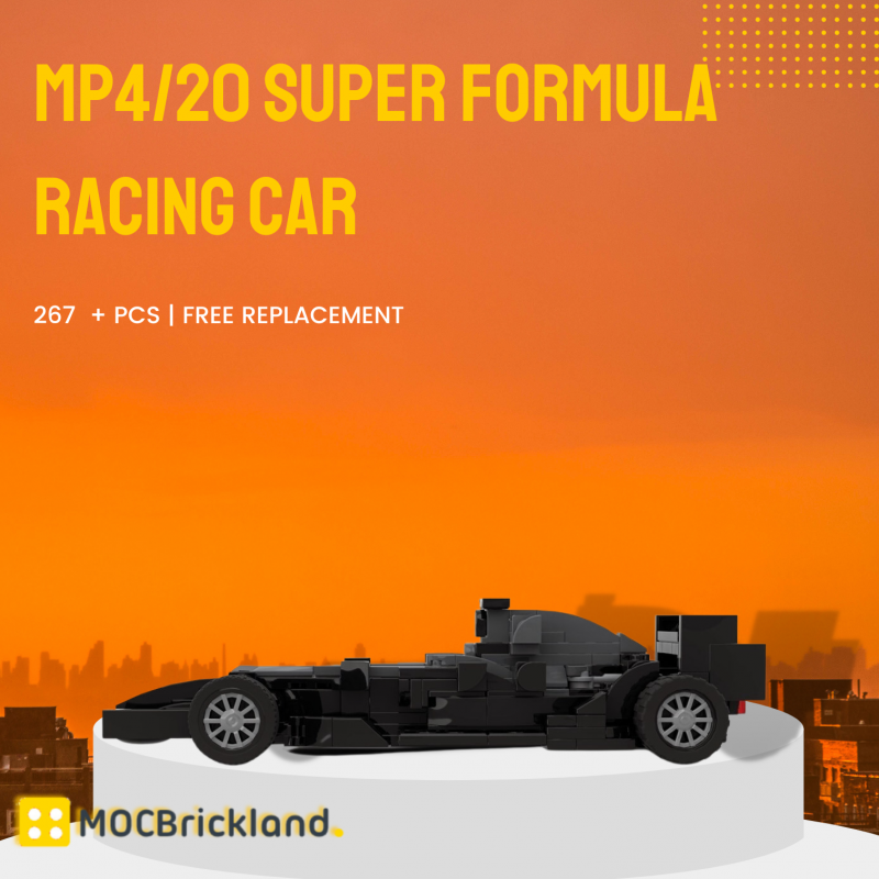 MOCBRICKLAND MOC-101354 MP4/20 Super Formula Racing Car