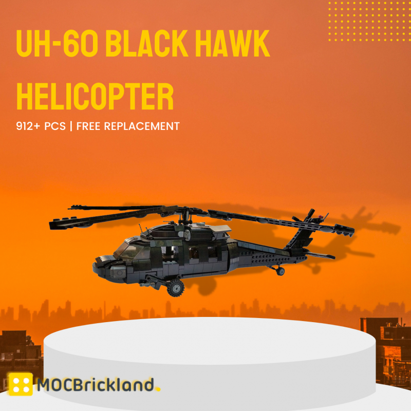 MOCBRICKLAND MOC-60106 UH-60 Black Hawk Helicopter