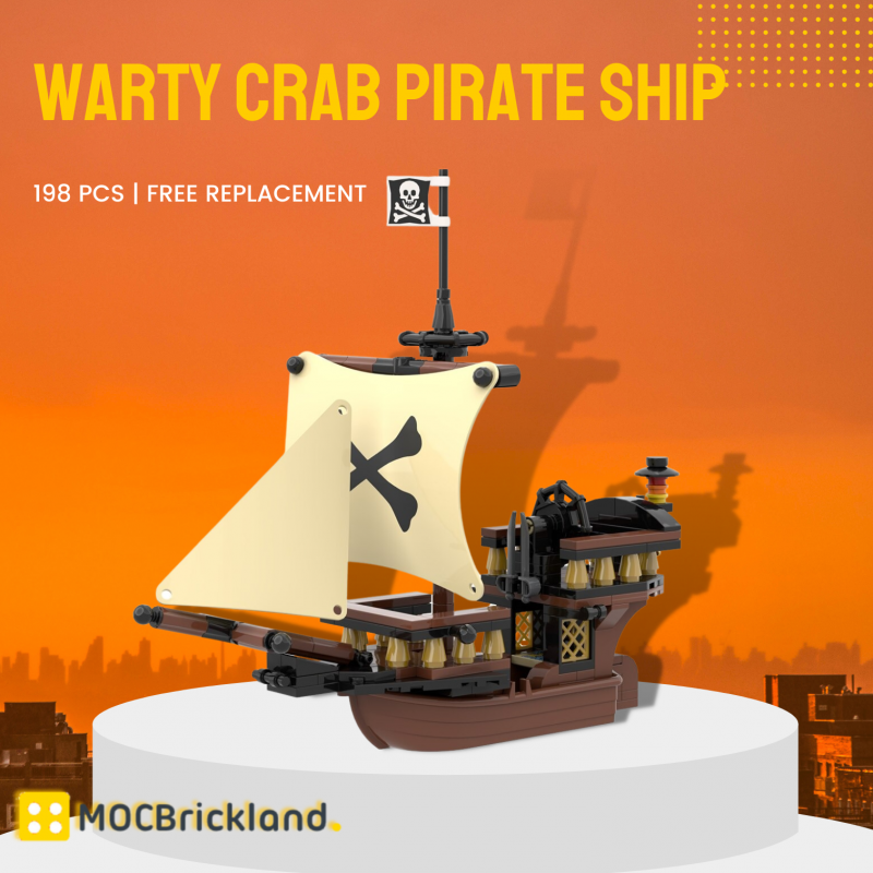 MOCBRICKLAND MOC-94318 Warty Crab Pirate Ship