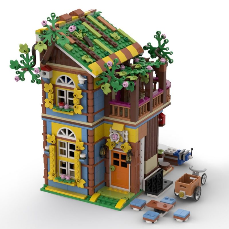 MOCBRICKLAND MOC-102963 Bee’S Shop Street View