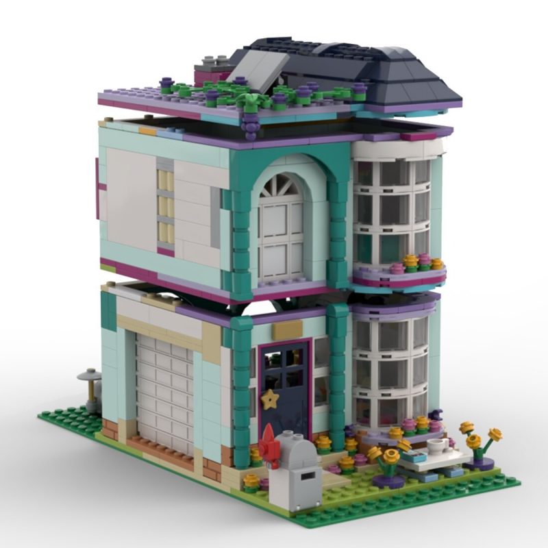 MOCBRICKLAND MOC-114621 Street House Street View